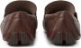 Ferragamo Gancini-embellished leather loafers Brown - Thumbnail 3