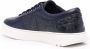 Ferragamo Gancini-embossed leather sneakers Blue - Thumbnail 3