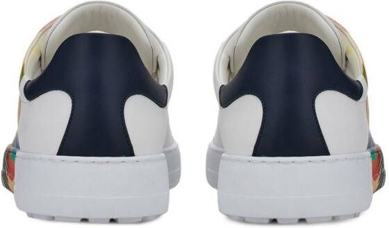Ferragamo Gancini graphic-print sneakers White