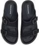Ferragamo Gancini-jacquard sandals Black - Thumbnail 4
