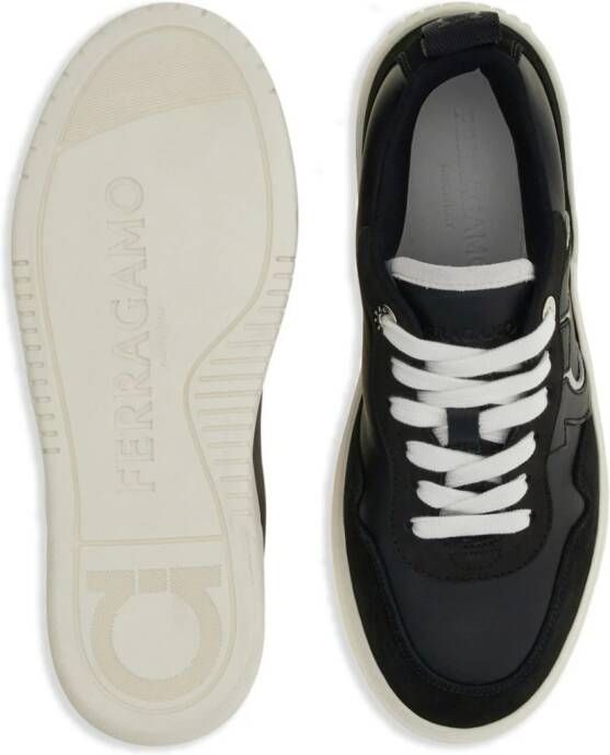 Ferragamo Gancini lace-up sneakers Black