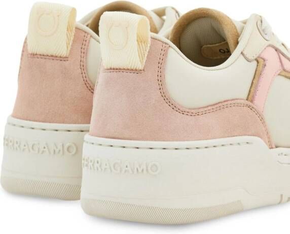 Ferragamo Gancini lace-up sneakers Pink
