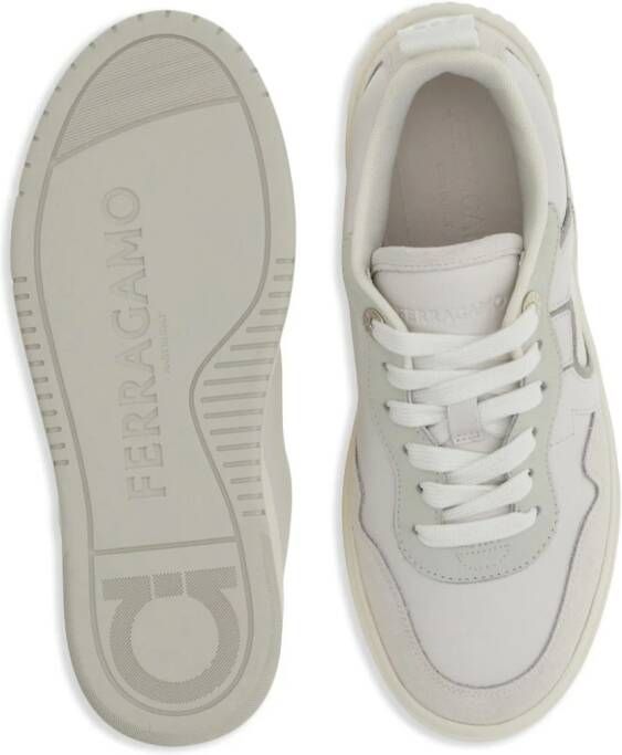 Ferragamo Gancini lace-up sneakers White