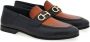 Ferragamo Gancini leather moccasins Black - Thumbnail 2