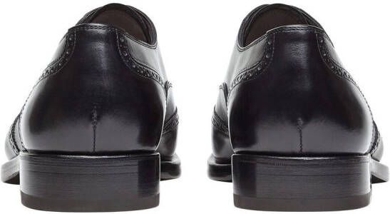 Ferragamo Gancini leather Oxford shoes Black