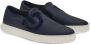 Ferragamo Gancini leather slip-on sneakers Blue - Thumbnail 2