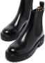 Ferragamo Gancini logo detail Chelsea boots Black - Thumbnail 4