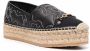 Ferragamo Gancini logo-embroidered espadrilles Black - Thumbnail 2