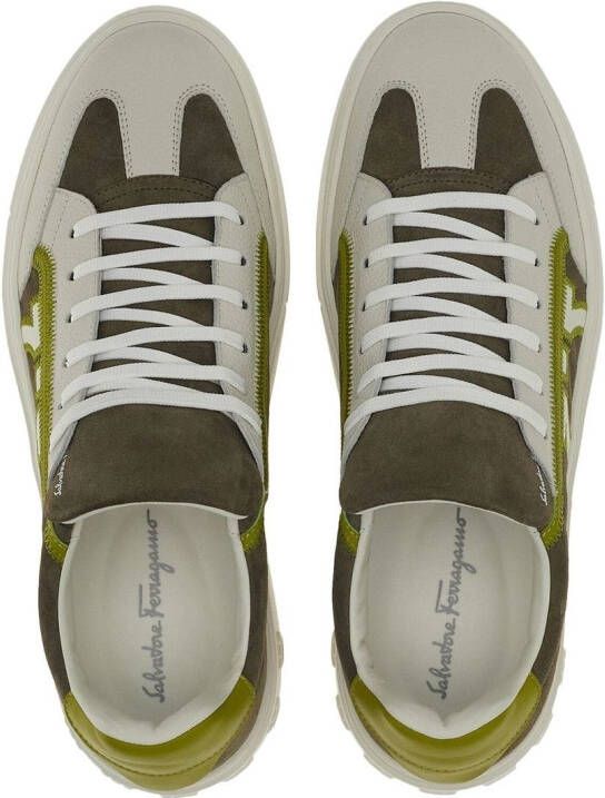 Ferragamo Gancini low-top sneakers Green