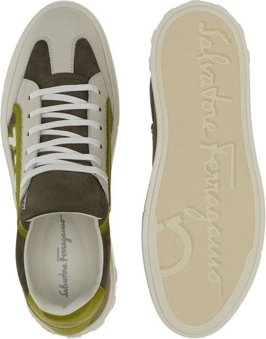 Ferragamo Gancini low-top sneakers Green