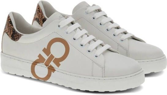 Ferragamo Gancini low-top sneakers White