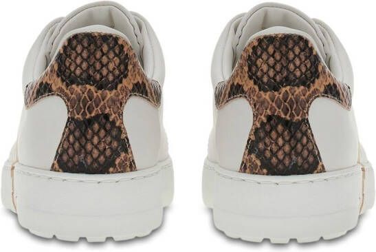 Ferragamo Gancini low-top sneakers White