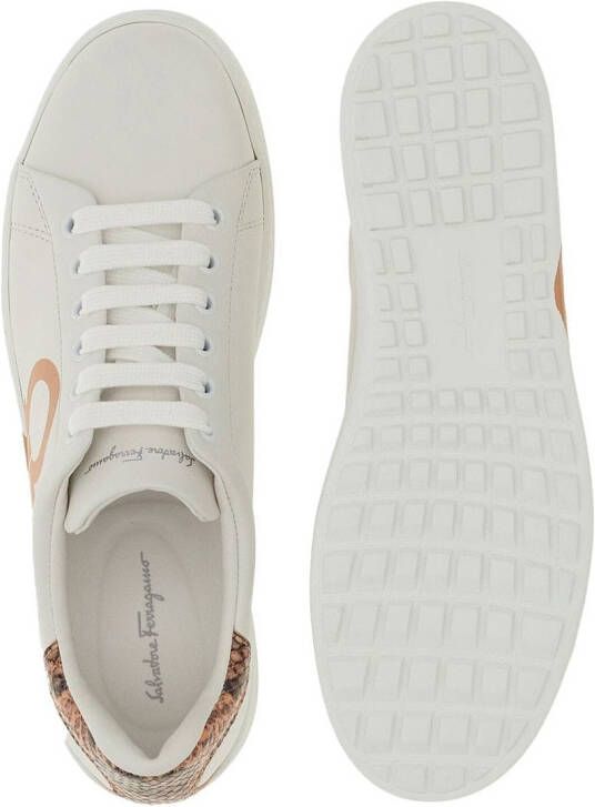 Ferragamo Gancini low-top sneakers White
