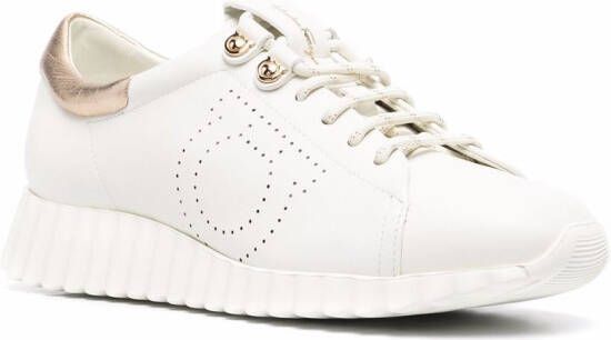 Ferragamo Gancini low-top sneakers White