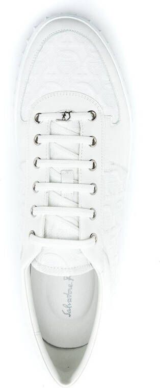 Ferragamo Gancini low-top sneakers White