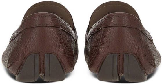 Ferragamo Gancini-ornament Driver loafers Brown