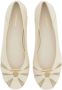 Ferragamo Gancini ornament flat ballerina shoes White - Thumbnail 4