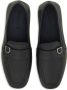 Ferragamo Gancini-plaque leather loafers Black - Thumbnail 4
