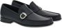 Ferragamo Gancini-plaque leather loafers Black - Thumbnail 2