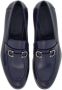 Ferragamo Gancini-plaque leather loafers Blue - Thumbnail 4