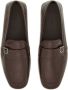 Ferragamo Gancini-plaque leather loafers Brown - Thumbnail 4