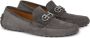 Ferragamo Gancini-plaque leather loafers Grey - Thumbnail 2