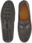 Ferragamo Gancini-plaque leather loafers Grey - Thumbnail 5