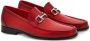 Ferragamo Gancini-plaque leather loafers Red - Thumbnail 2