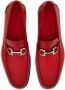 Ferragamo Gancini-plaque leather loafers Red - Thumbnail 4