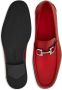 Ferragamo Gancini-plaque leather loafers Red - Thumbnail 5