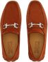 Ferragamo Gancini-plaque suede loafers Red - Thumbnail 4