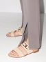 Ferragamo Gancini-plaque suede sandals Neutrals - Thumbnail 3