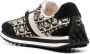 Ferragamo Gancini-print low-top sneakers Black - Thumbnail 3