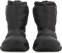 Ferragamo Gancini-print padded-design boots Black - Thumbnail 4