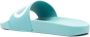Ferragamo Gancini-print slides Blue - Thumbnail 3
