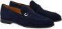 Ferragamo Gancini suede loafers Blue - Thumbnail 2