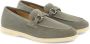 Ferragamo Gancini suede loafers Grey - Thumbnail 2