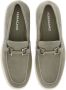 Ferragamo Gancini suede loafers Grey - Thumbnail 4