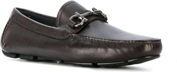 Ferragamo Gancio horsebit loafers Brown