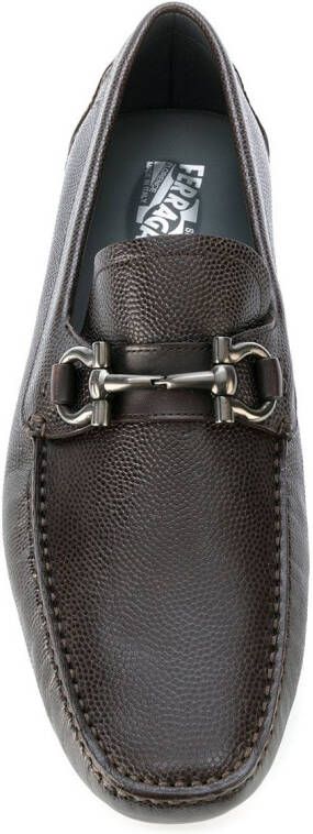 Ferragamo Gancio horsebit loafers Brown
