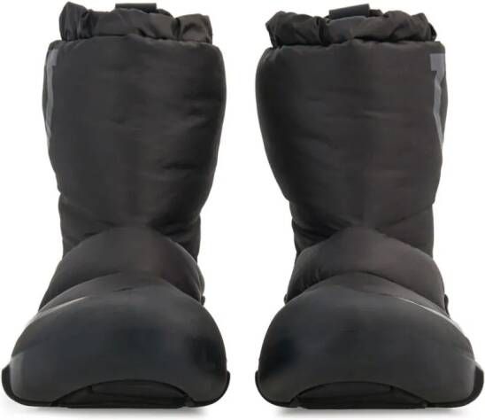 Ferragamo Gancio-print snow boots Black