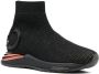 Ferragamo Gardena sock ankle sneakers Black - Thumbnail 2