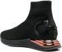 Ferragamo Gardena sock ankle sneakers Black - Thumbnail 3