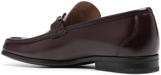 Ferragamo Grandioso Gancini-buckle loafers Purple