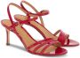Ferragamo high-shine finish 70mm sandals Red - Thumbnail 2