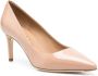 Ferragamo high-shine finish 80mm pumps Neutrals - Thumbnail 2