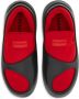 Ferragamo Hybrid logo-patch panelled sneakers Red - Thumbnail 4
