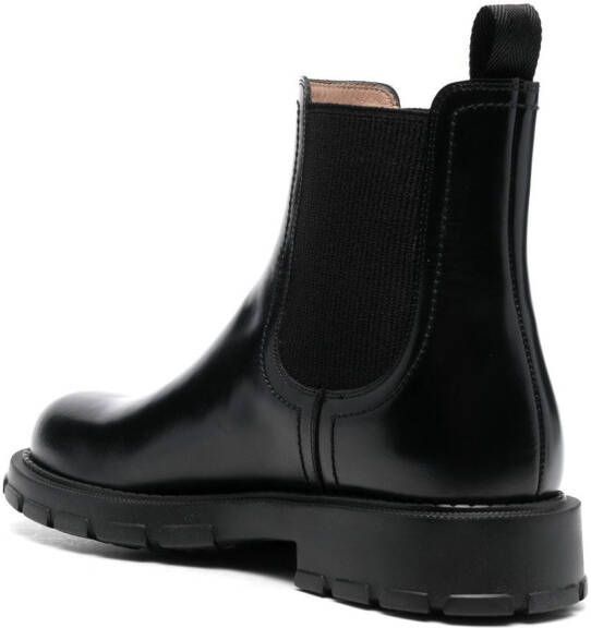 Ferragamo Iago leather chelsea boots Black