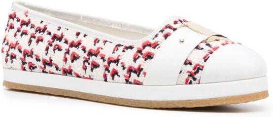 Ferragamo Kacy woven espadrilles White