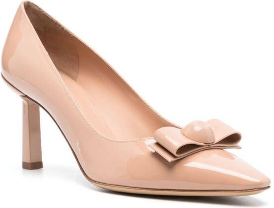 Ferragamo Katrin 85mm pumps Neutrals